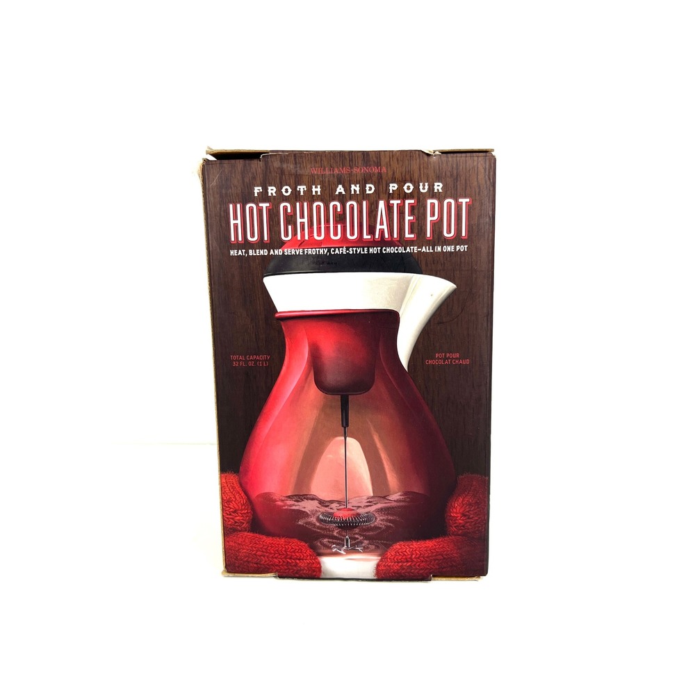 Williams-Sonoma Chef'n Froth and Pour Hot Chocolate Pot Red 32oz 9561846